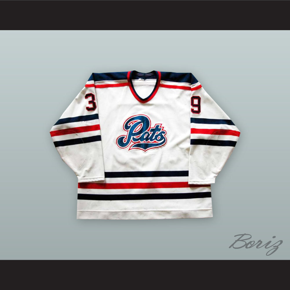 Curtis Tipler 39 Regina Pats White Hockey Jersey