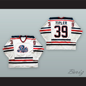 Curtis Tipler 39 Regina Pats White Hockey Jersey