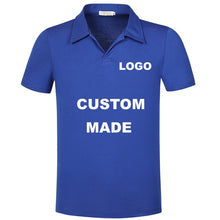 Load image into Gallery viewer, Custom Group Polo Shirt Logo Wholesale Design Team Work Polos Men Shirts Fashion Brands Style Casual Printing Slim Fit Clothing