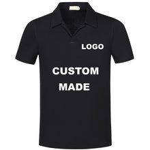 Load image into Gallery viewer, Custom Group Polo Shirt Logo Wholesale Design Team Work Polos Men Shirts Fashion Brands Style Casual Printing Slim Fit Clothing