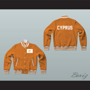 Cyprus Varsity Letterman Jacket-Style Sweatshirt