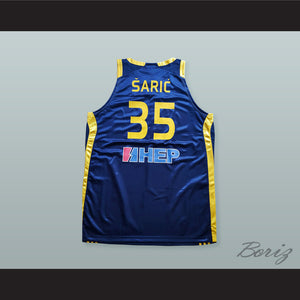 Dario Saric 35 KK Zagreb Basketball Jersey