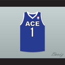 Load image into Gallery viewer, DDG 1 ACE Family Charity Blue Basketball Jersey