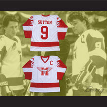 Load image into Gallery viewer, Derek Sutton 9 Hamilton Mustangs Hockey Jersey Youngblood Movie