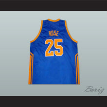Load image into Gallery viewer, Derrick Rose 25 Simeon High School Blue Basketball Jersey