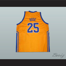 Load image into Gallery viewer, Derrick Rose 25 Simeon High School Yellow Basketball Jersey