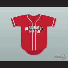 Load image into Gallery viewer, Designated Hitter 9 Red Baseball Jersey