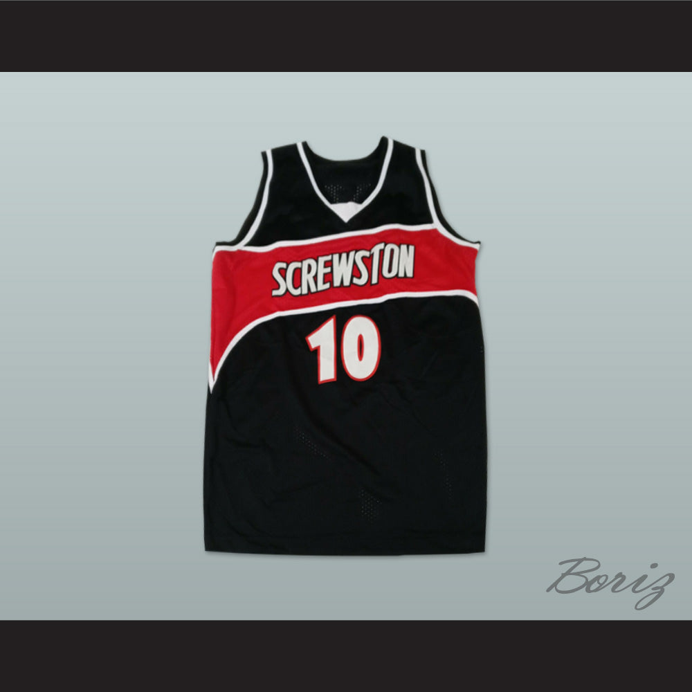DJ Screw 10 Screwston Houston Black Basketball Jersey