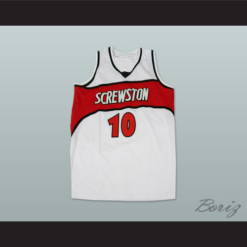 DJ Screw 10 Screwston Houston White Basketball Jersey