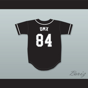 DMX 84 Rough Ryders Black Baseball Jersey