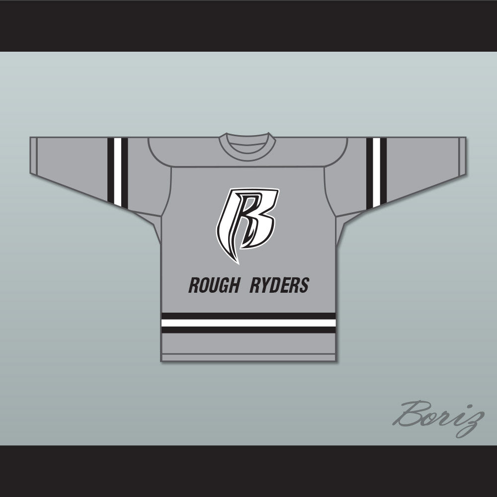 DMX 84 Rough Ryders Gray Hockey Jersey