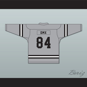 DMX 84 Rough Ryders Gray Hockey Jersey