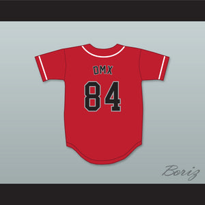 DMX 84 Rough Ryders Red Baseball Jersey