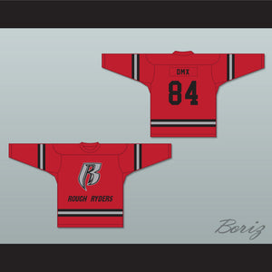 DMX 84 Rough Ryders Red Hockey Jersey