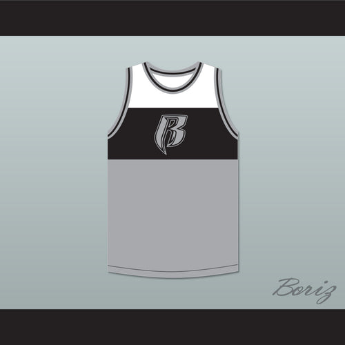 DMX 84 Rough Ryders Tricolor Basketball Jersey 3