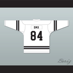 DMX 84 Rough Ryders White Hockey Jersey
