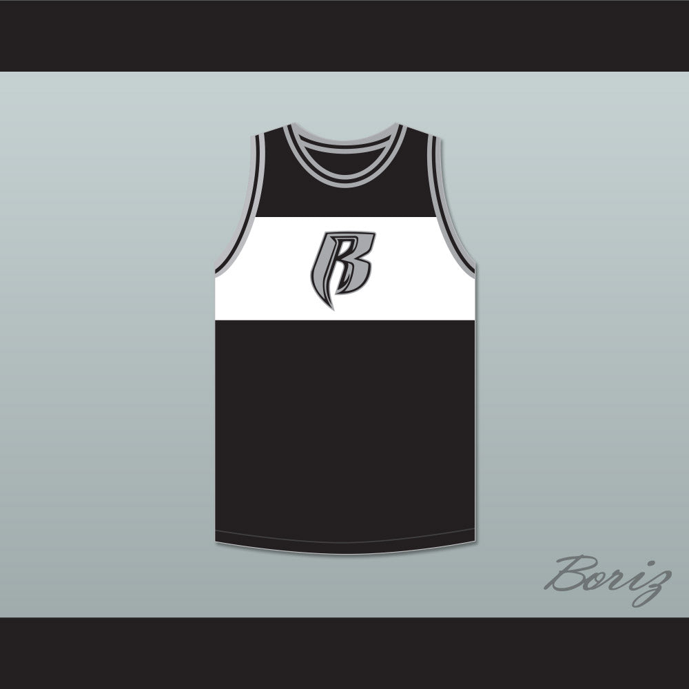 DMX 84 Rough Ryders Black Basketball Jersey 4