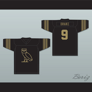 Drake 9 OVO Black Football Jersey