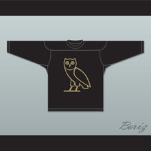 Load image into Gallery viewer, Drake 9 OVO Black Hockey Jersey