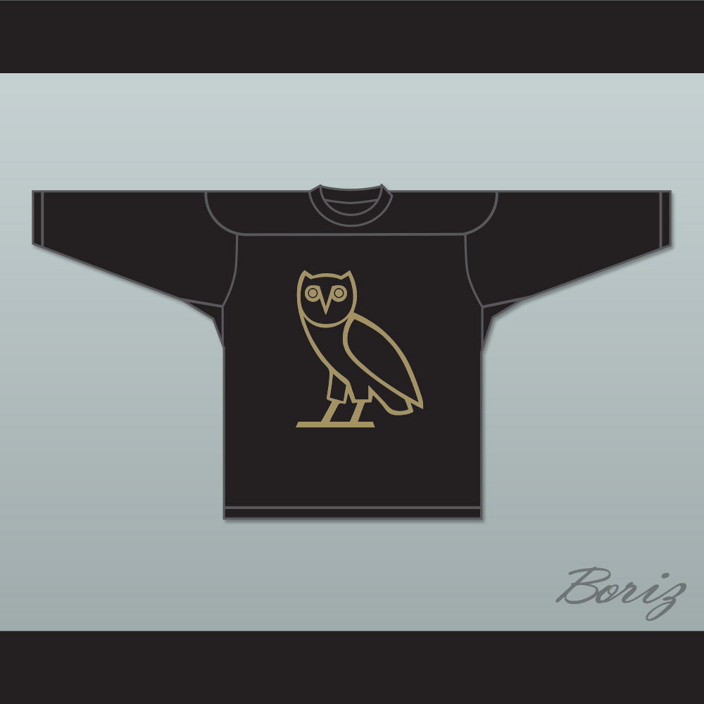 Drake 9 OVO Black Hockey Jersey