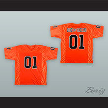Load image into Gallery viewer, Dukes of Hazzard 01 General Lee Orange Football Jersey