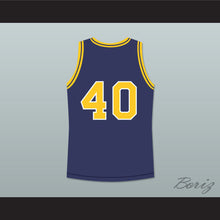 Load image into Gallery viewer, Randy Moss 40 Dupont High School Panthers Navy Blue Basketball Jersey 1