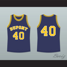 Load image into Gallery viewer, Randy Moss 40 Dupont High School Panthers Navy Blue Basketball Jersey 1