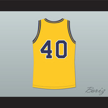 Load image into Gallery viewer, Randy Moss 40 Dupont High School Panthers Yellow Basketball Jersey 1