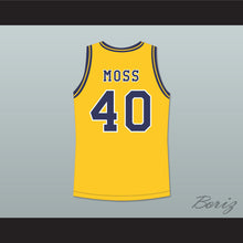 Load image into Gallery viewer, Randy Moss 40 Dupont High School Panthers Yellow Basketball Jersey 2