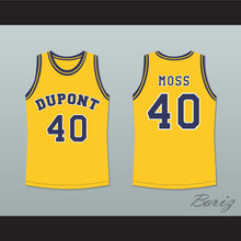 Load image into Gallery viewer, Randy Moss 40 Dupont High School Panthers Yellow Basketball Jersey 2