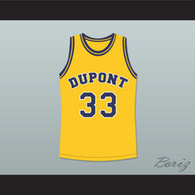 Load image into Gallery viewer, Jason Williams 33 Dupont High School Panthers Yellow Basketball Jersey 2