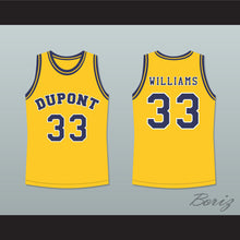 Load image into Gallery viewer, Jason Williams 33 Dupont High School Panthers Yellow Basketball Jersey 2
