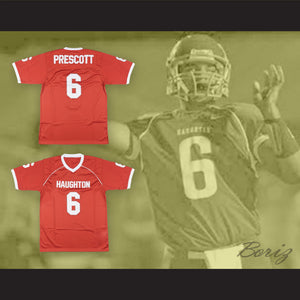 Dak Prescott 6 Haughton High School Red Football Jersey