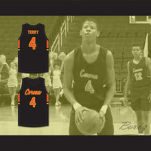 Load image into Gallery viewer, Dalen Terry 4 Corona del Sol High School Aztecs Black Basketball Jersey 2