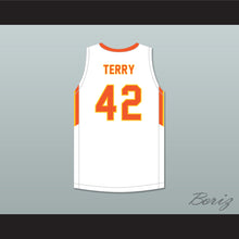 Load image into Gallery viewer, Dalen Terry 4 Corona del Sol High School Aztecs White Basketball Jersey 2