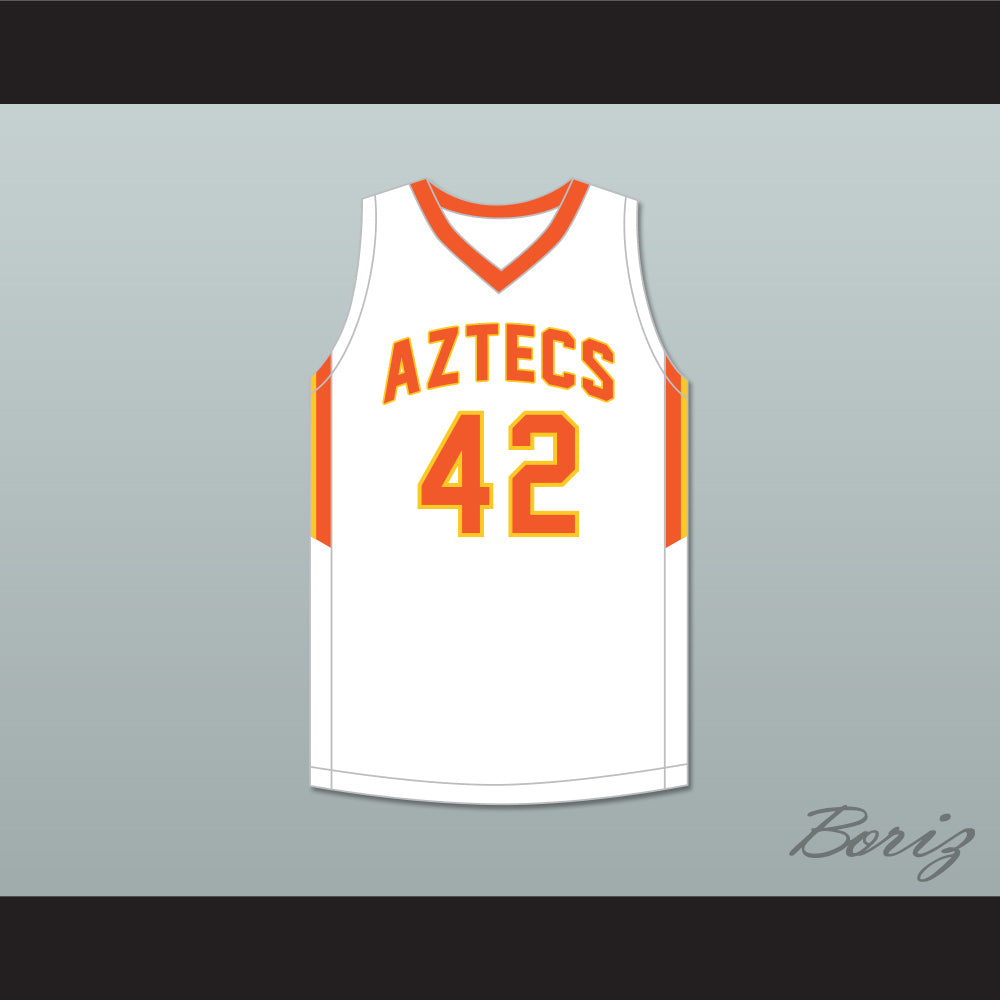 Dalen Terry 4 Corona del Sol High School Aztecs White Basketball Jersey 1