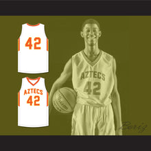 Load image into Gallery viewer, Dalen Terry 4 Corona del Sol High School Aztecs White Basketball Jersey 1