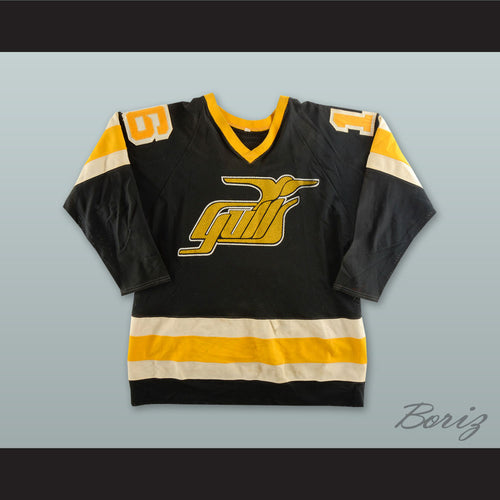 Dan Djakalovic 16 Hampton Gulls Black Hockey Jersey