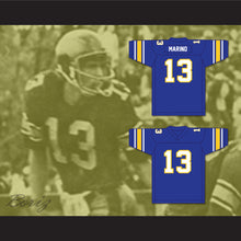 Load image into Gallery viewer, Dan Marino 13 Central Catholic High School Blue Football Jersey