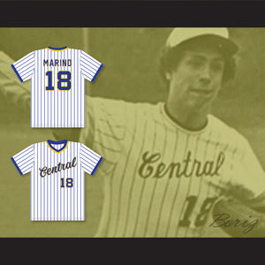 Dan Marino 18 Central Catholic High School Pinstriped Baseball Jersey