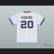 Load image into Gallery viewer, Dan Marino 20 Central Catholic High School Pinstriped Baseball Jersey