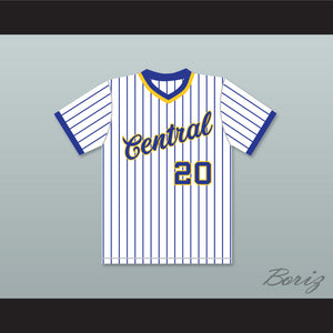 Dan Marino 20 Central Catholic High School Vikings Pinstriped Baseball Jersey