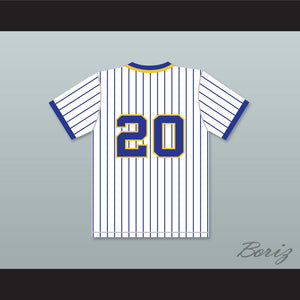 Dan Marino 20 Central Catholic High School Vikings Pinstriped Baseball Jersey