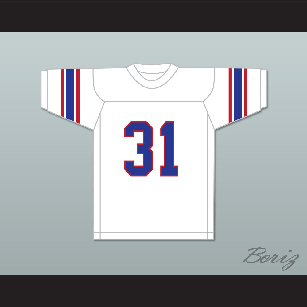 Dana White 31 High School White Football Jersey 2