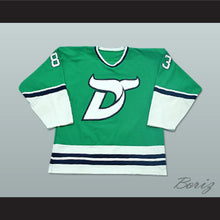 Load image into Gallery viewer, Ryan Patsch 83 Danbury Whalers Green Hockey Jersey