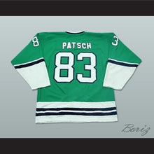 Load image into Gallery viewer, Ryan Patsch 83 Danbury Whalers Green Hockey Jersey