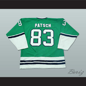 Ryan Patsch 83 Danbury Whalers Green Hockey Jersey