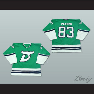 Ryan Patsch 83 Danbury Whalers Green Hockey Jersey