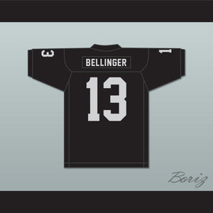 Daniel Bellinger 13 Palo Verde High School Panthers Black Football Jersey 2