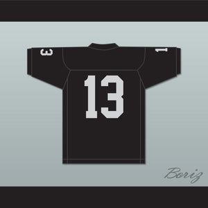 Daniel Bellinger 13 Palo Verde High School Panthers Black Football Jersey 1